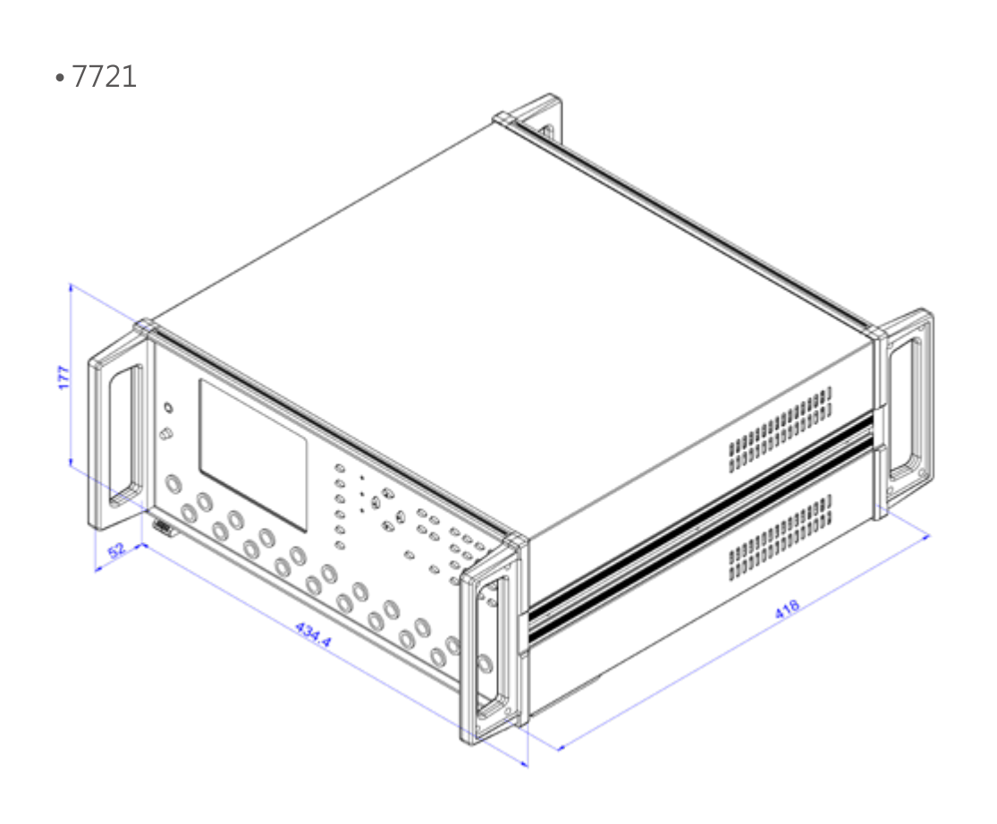 Microtest 7721 impulse winding tester front panel